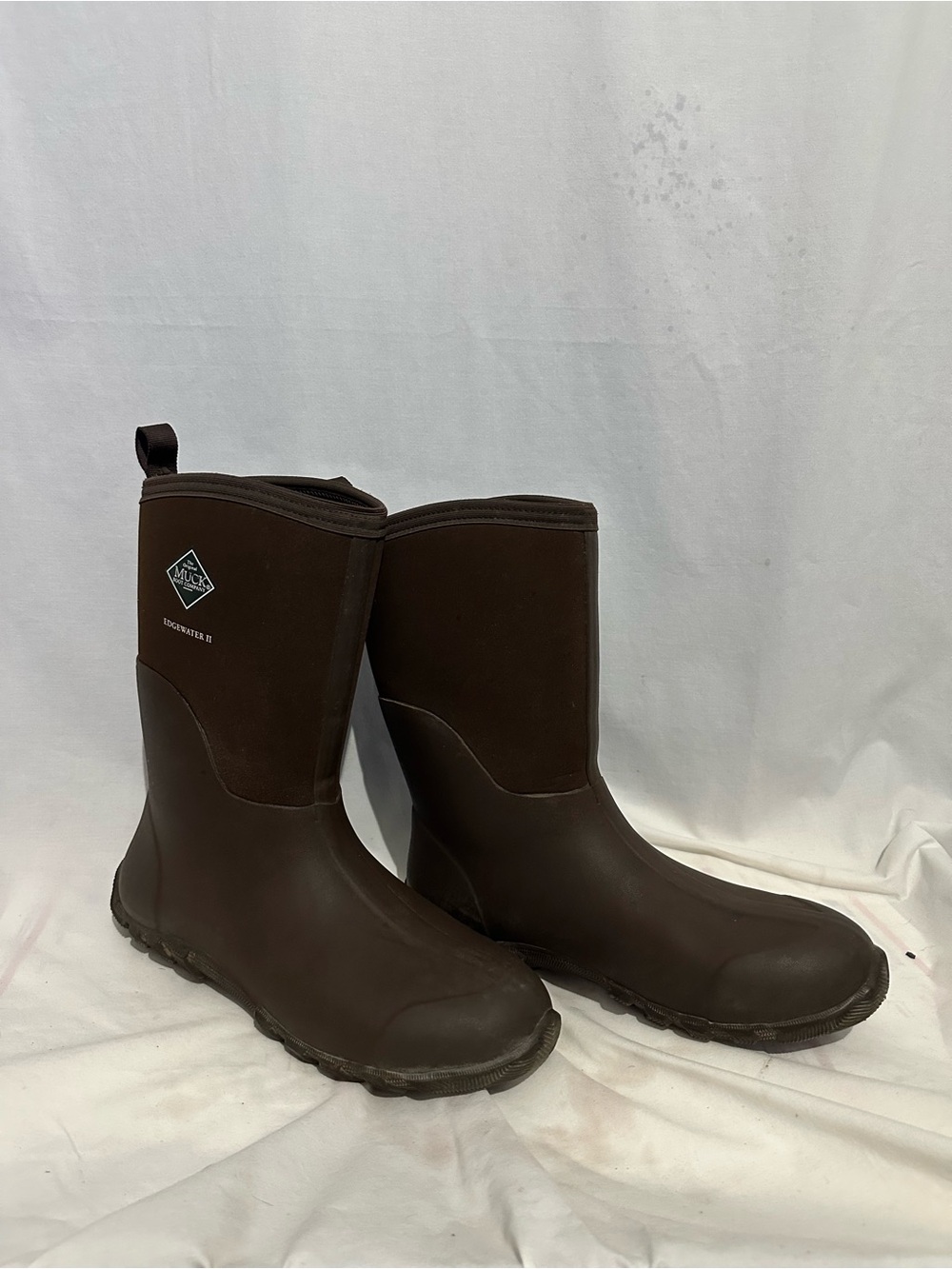 Muck Boot Company Edgewater II Waterproof Rubber Boots Brown Size 13